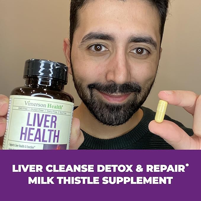 Liver Cleanse Detox & Repair Milk Thistle Supplement. Liver Support with Choline, Artichoke Extract, Chicory & Dandelion Root Supplement. Milk Thistle Liver Detox & Liver Cleanse. Liver Health 2-Pack