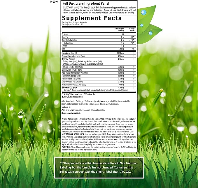 Irwin Naturals Extra Strength Colon Flush Quick & Powerful Digestive + Constipation Support Supplement with Psyllium, Acai, Triphala + Soothing Botanicals - 60 Liquid Softgels