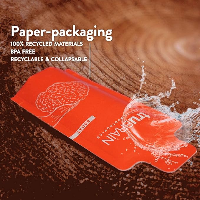 TruBrain Drinks â Nootropic Brain Food Designed by Neuroscientists to Boost Mental Output & Improve Memory Nootropic Supplement