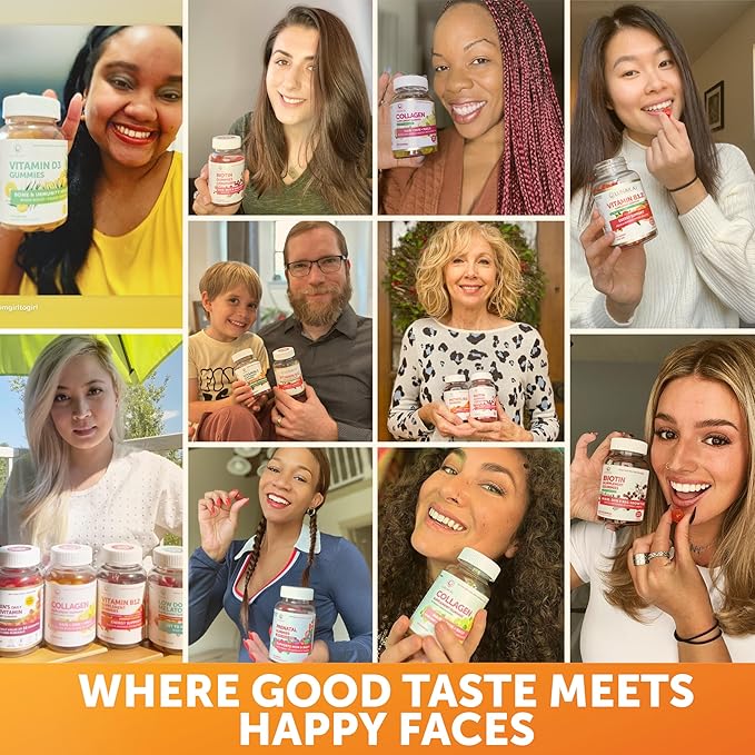 Vitamin E Gummies with Vitamin C - Tastiest Proprietary Formula - 250mg (400IU) Vit E - Antioxidant, Skin & Eye Health Support, Non-GMO, Vegan Vitamin E Supplement - Natural Vitamina E Gummy - 12 Pack