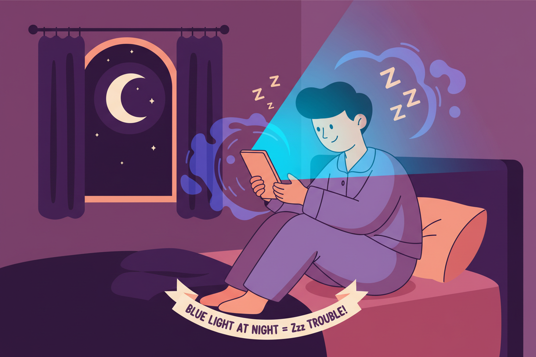 The Impact of Blue Light After Sunset on Sleep Quality