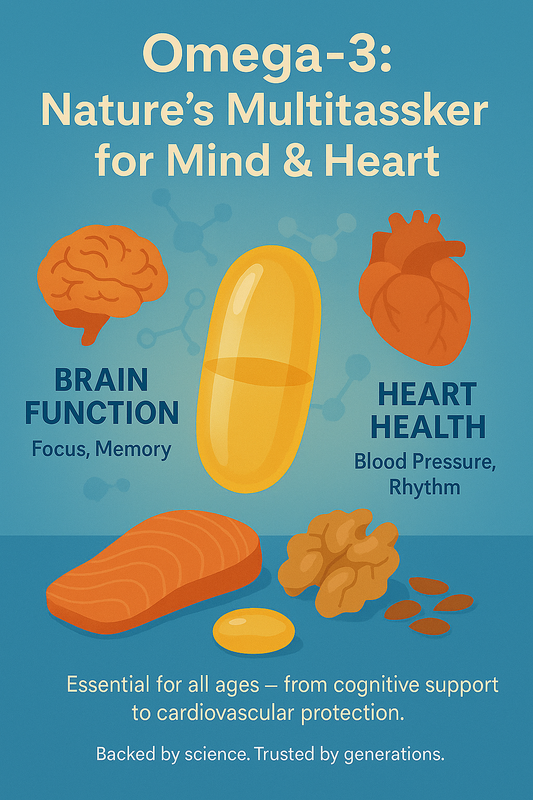 Why Omega-3 Fatty Acids Are Essential for Your Brain and Heart Health