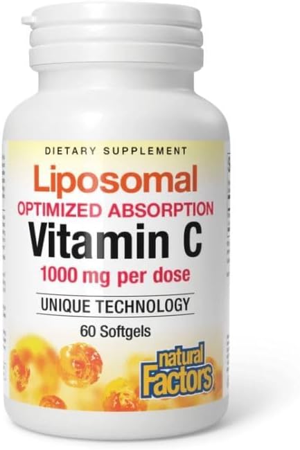 Natural Factors Liposomal Vitamin C, 60 Softgels