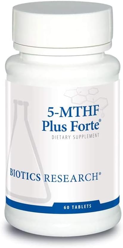 Biotics Research Biotics Research 5-MTHF Plus Forte - Brain Health Promotes Calm Relaxed Mood and Serotonin Production 60 Capsules