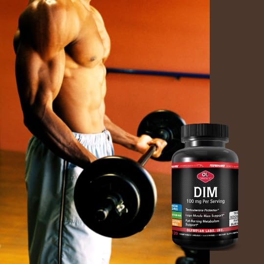Olympian Labs DIM 100mg - DIM Diindolylmethane Supplement Capsules Supporting Hormone Balance, Clear Skin, PCOS, & Aid in Fitness and maintaining Lean Muscle - 120 Daily Capsules