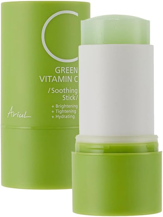 Ariul Green Vitamin C Soothing Stick, 15 Multi-Vitamins, Artificial Colorant-FREE, Ceramide NP, Pantothenol, Morus root extract, Water Essence 80% (24g/0.8oz)