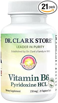 Dr.Clark Vitamin B6 230 MG 21 Tapioca Capsules