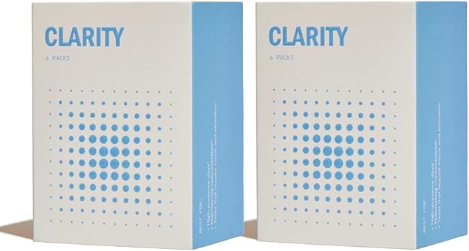 Clarity - Focus Supplements with Nootropics for Daily Brain Support - Lion's Mane & Alpha GPC to Support & Maintain Focus (12 Servings)