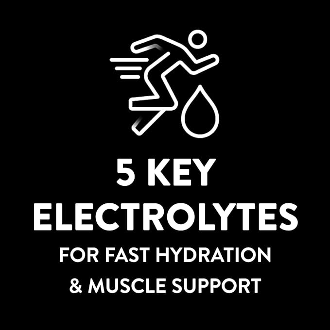 Pedialyte Sport Electrolyte Drink, Fast Hydration with 5 Key Electrolytes for Muscle Support Before, During, & After Exercise, Berry Freeze, 33.8 Fl Oz (Pack of 4)