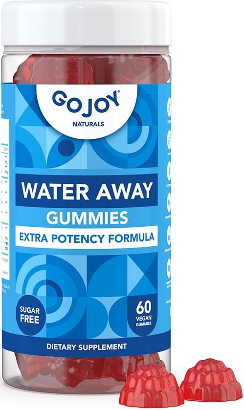 Water Away Gummies - Natural Diuretic for Water Retention for Women & Men