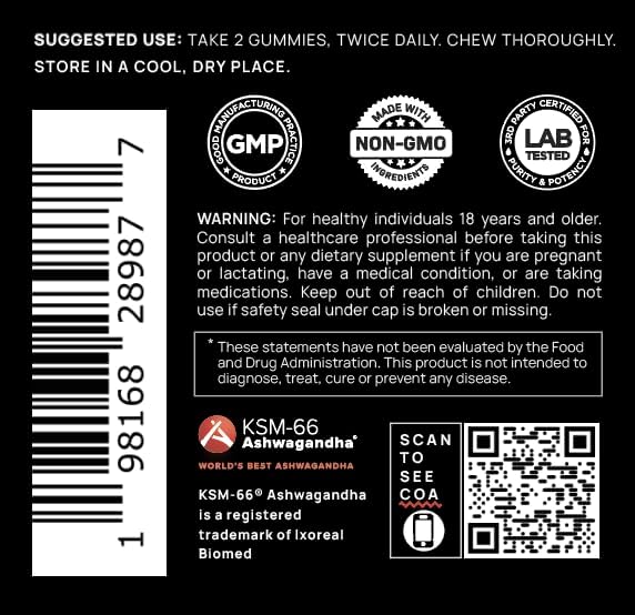 4,050mg Libido Booster for Women KSM-66 Ashwagandha Gummies w. 30x Strength Red Maca Root - Strongest Female Libido Mood Booster + Hormone Balance for Women Cortisol Reducer & Stress Relief Gummy