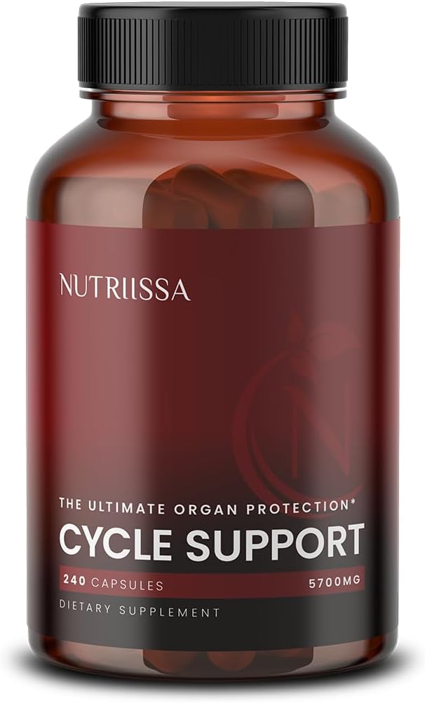 Nutriissa Cycle Support - Premium Kidney & Liver Detox - Organ Defense for Bodybuilders & Weightlifters - EPEB Certified for Purity & Potency - 400mg TUDCA & 1000mg NAC - Vegan, 240 Capsules