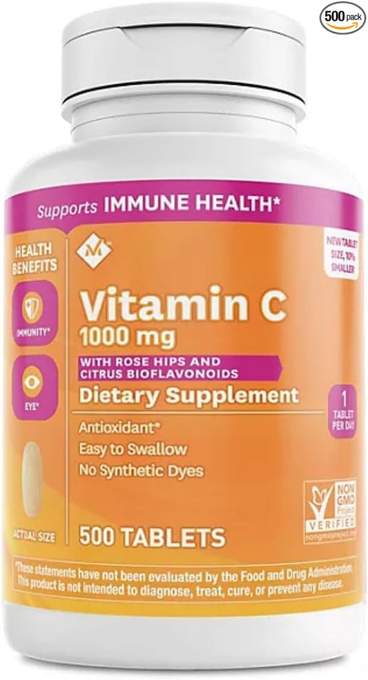 Member's Mark Vitamin C 1000 mg with Rosehips and Citrus Bioflavonoids (500 ct.)