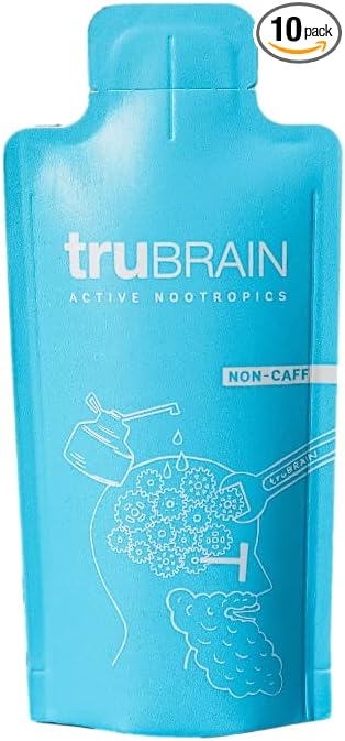 TruBrain Drinks – Nootropic Brain Food Designed by Neuroscientists to Boost Mental Output & Improve Memory Nootropic Supplement