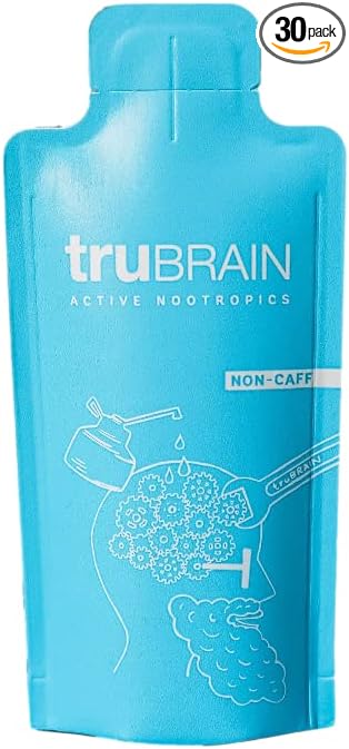 TruBrain Drinks – Nootropic Brain Food Designed by Neuroscientists to Boost Mental Output & Improve Memory Nootropic Supplement