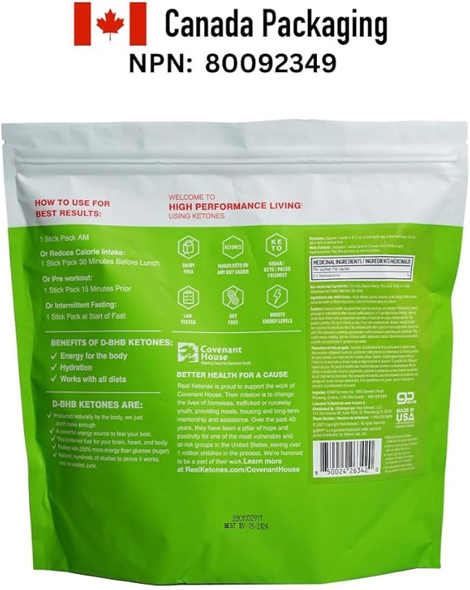 Real Ketones BHB Exogenous Ketones Drink Mix Packets Keto Electrolytes Powder Packets No Sugar with 4 Main Fasting Electrolytes Plus Hydrating Patented Keto BHB - 30 Count Watermelon