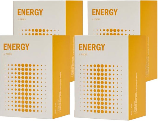 Energy - Energy Supplements - Promote Daily Energy & Focus with Choline, L Tyrosine, Teacrine & More - Nootropic Brain Support (24 Servings)