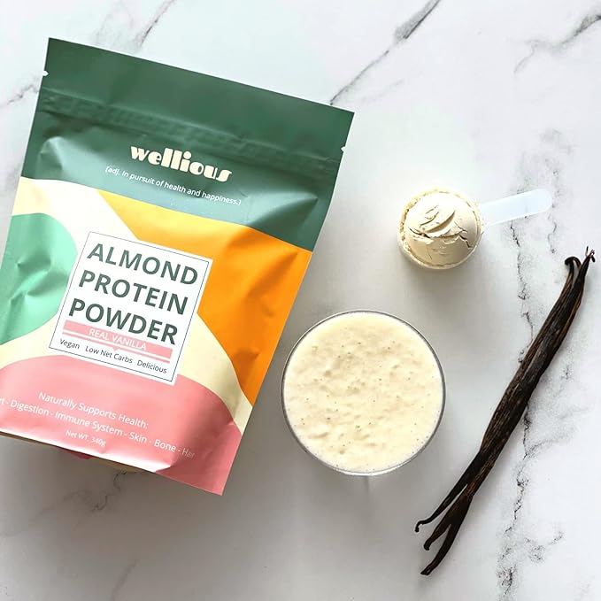 Clean Vegan Protein Powder Vanilla - Organic Plant Based Protein Powder Dairy Free for Gut Health, No Sodium, High Fiber, Keto Friendly, Non Dairy, Lactose Free Protein Powder