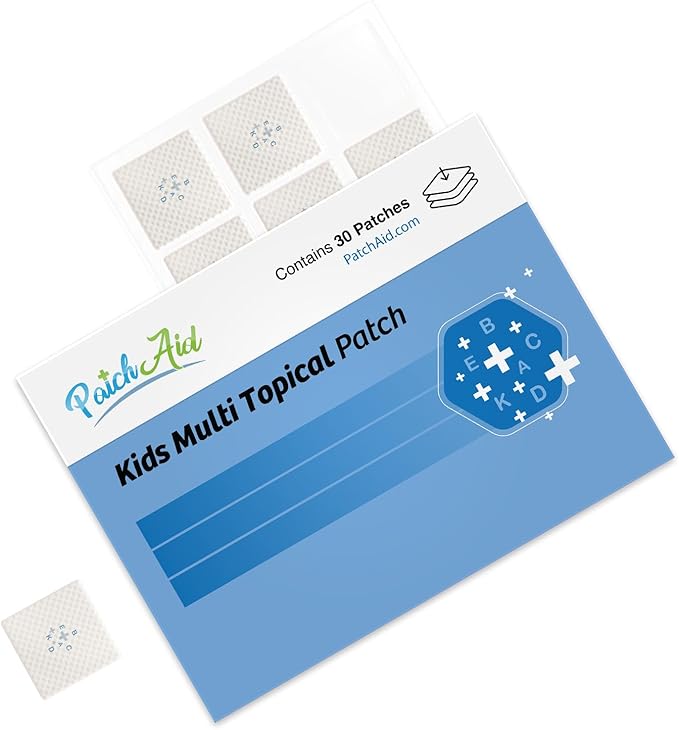 Kids Multi Plus Topical Patch with Omega-3 by PatchAid 30-Day Supply