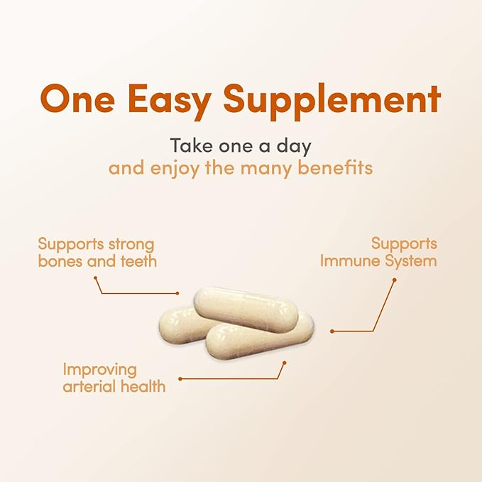 ADK 10-90 Capsules I Vitamin D3 K2 & A, Multivitamin Supplement for Stronger Bones, Teeth & Heart* and Normal Blood Pressure*, High Potency Vitamin ADK with Vitamin D3 10,000 iu