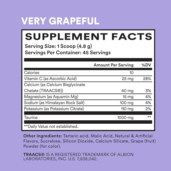 Cira Hydration Electrolyte Powder for Women (45 Servings) x Alicia McCarvell's Electrolyte Drink Mix with Himalayan Salt for Dehydration Relief - Very Grapeful