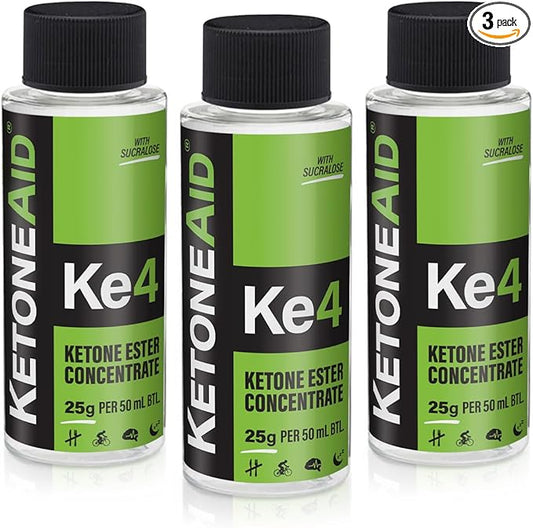 KetoneAid Ke4 Pro with Sucralose | Ketone Ester Drink | 10 Servings Per Bottle