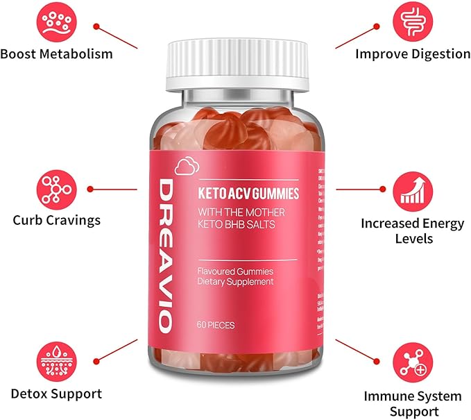 Keto ACV Gummies - Sugar Free ACV Keto Gummies Apple Cider Vinegar Gummies for Women & Men, Vegan Keto Apple Cider Vinegar Supplement 120 Gummies