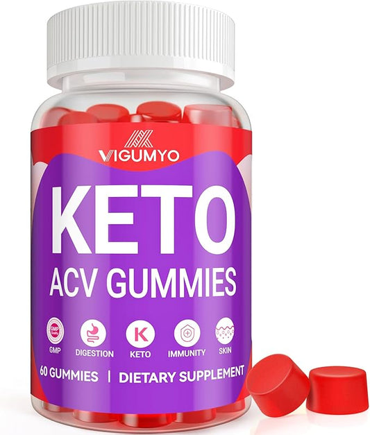 Keto ACV Gummies Advanced Weight Loss Gummies, Keto ACV Gummies for Detox Digestion Energy, 1500 MG Apple Cider Vinegar Gummies with Vitamin for Women Men