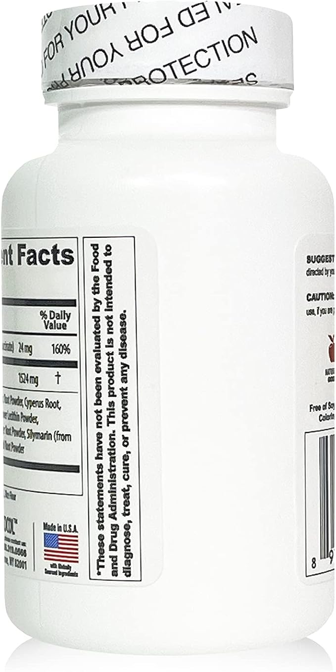 Liv D-Tox - 60 Capsules - Liver Detox and Cleanse Support Health Supplement, with Turmeric Root Extract, Milk Thristle, and Asparagus