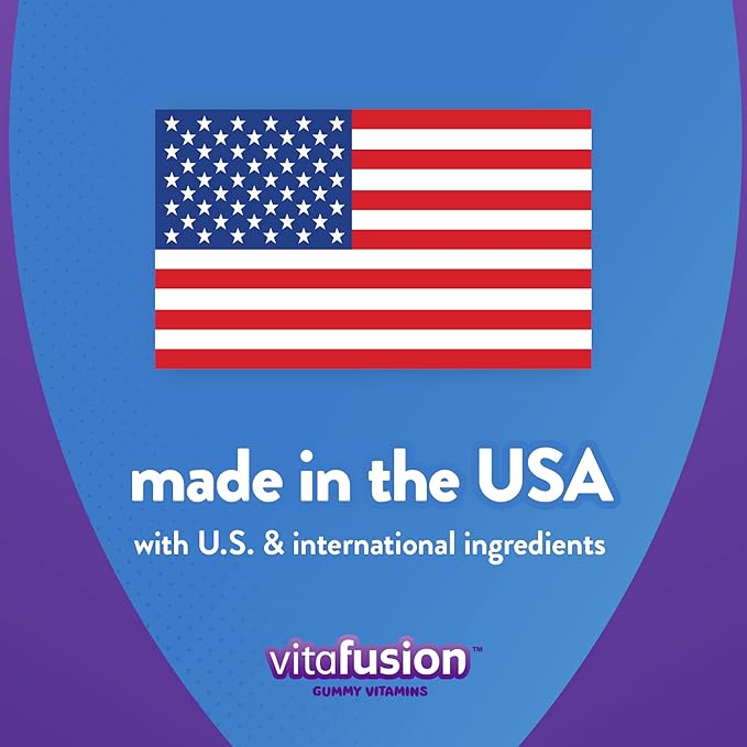 Vitafusion Gorgeous Hair, Skin & Nails Multivitamin plus Biotin and Antioxidant vitamins C&E, Raspberry Flavor, 135ct (45 day supply), from America’s Number One Gummy Vitamin Brand