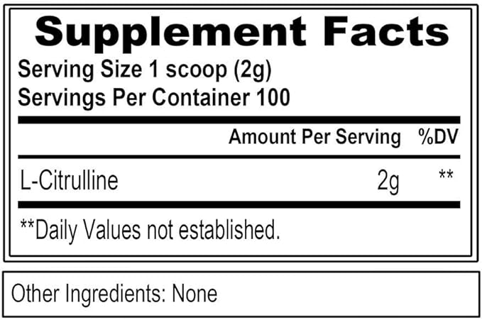 Evlution L-Citrulline2000 Nitric Oxide Pre Workout Powder Nutrition High Strength L Citrulline Powder for Enhanced Muscle Strength and Intense Pumps - Plant Based Nitric Oxide Booster - Unflavored