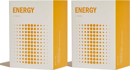 Energy - Energy Supplements - Promote Daily Energy & Focus with Choline, L Tyrosine, Teacrine & More - Nootropic Brain Support (12 Servings)