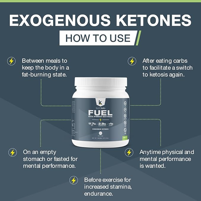exogenous Ketones Powder, Pure Keto BHB Salts | Dairy & Gluten Free-Best Keto Supplements Fuel for Energy Boost, Mental Performance- Pre-Workout Naturally Flavored 436g - Lemon Lime
