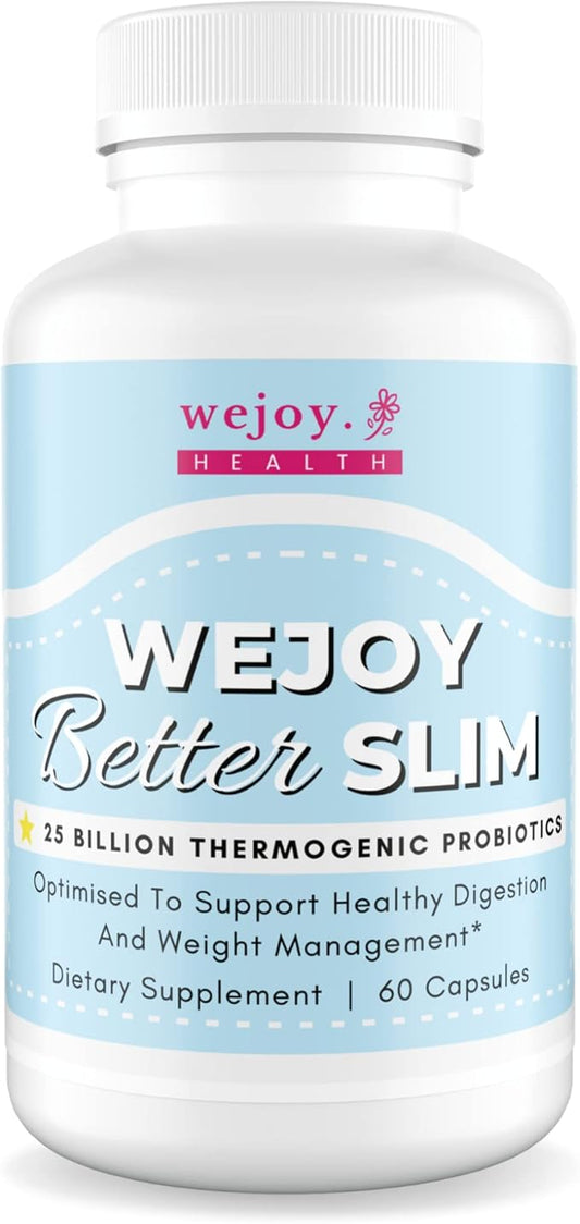 Better Slim - Thermogenic Probiotics for Women, Bloating Relief, Appetite Suppressant for Weight Loss, Detox Cleanse Probiotics for Digestive Health, Lactobacillus Acidophilus Probiotic