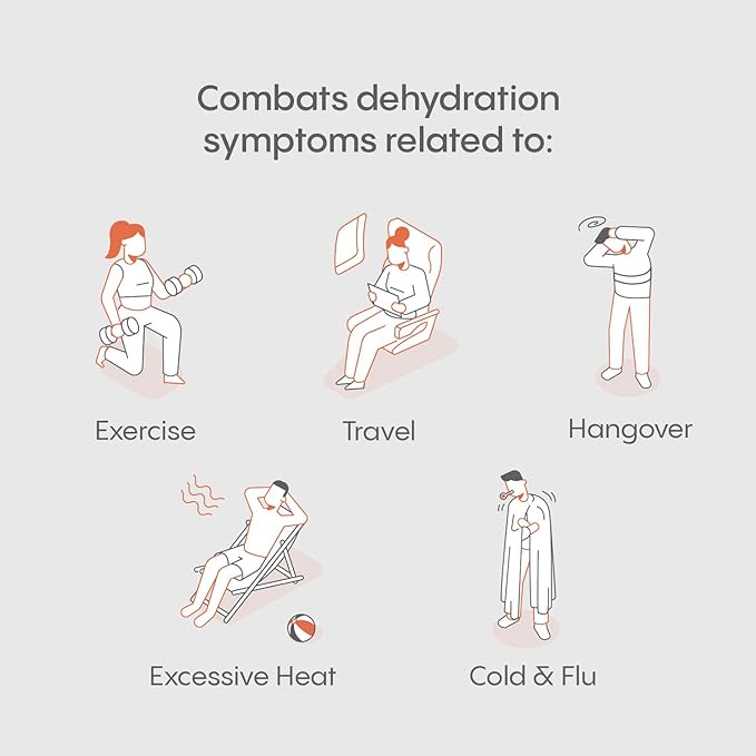 Hydralyte Low Sugar Rapid Rehydration - Lightly Sparkling Electrolyte Powder Packets, 8 oz Serve | Variety Hydration Packets | Hydration for Heat, Travel, Exercise and Bachelorette Parties (30 Count)