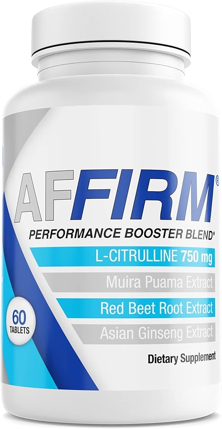 Affirm ffirm Science L-Citrulline Dietary Supplement 750mg 60 Tablets | Circulation and Male Performance | Created by Dr. Judson Brandeis
