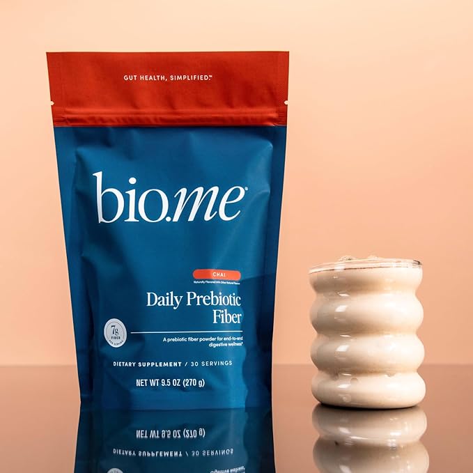 Daily Prebiotic Fiber (Chai) - Fiber Supplement Powder for Digestive Health & Gut Health - Fiber Powder Prebiotics, Non-GMO Dietary Fiber, Gluten & Sugar Free Soluble Fiber Supplements-30 Servings