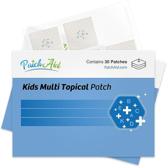 Kids Multi Plus Topical Patch with Omega-3 by PatchAid 30-Day Supply