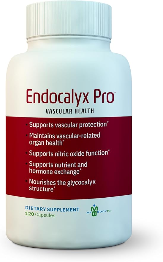 Endocalyx Pro - Vascular & Microcirculation Health Supplement 120 Capsules | Support Vascular Protection | Support Nitric Oxide Functions | Nourishes The Glycocalyx Structure