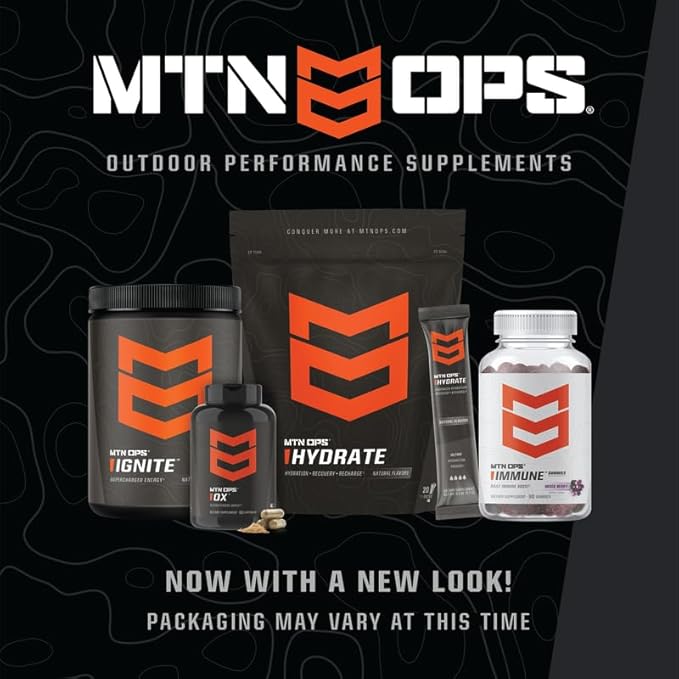 MTN OPS Multi-V Mens Multivitamin Vegetarian Capsules, Essential Daily Vitamin Complex, 60 Capsules, 30 Day Supply