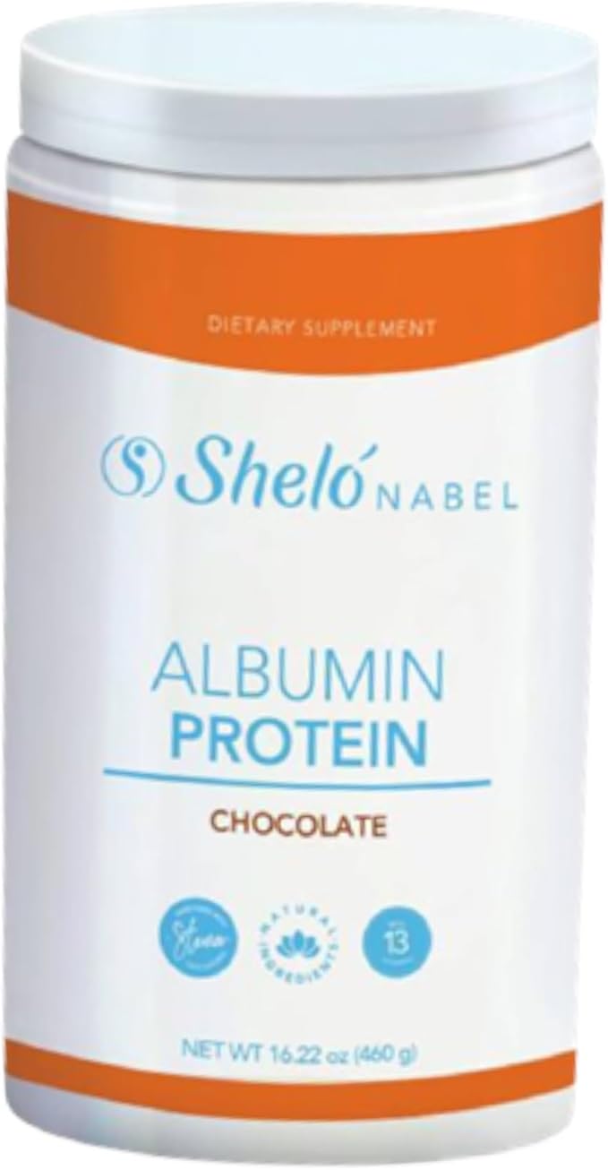 Chocolate Protein Powder with Multivitamins, 16 oz, Shelo Nabel