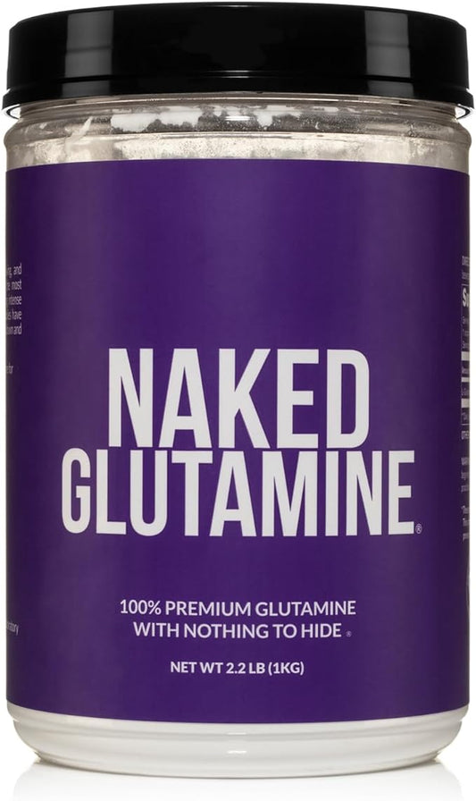 Pure L-Glutamine Made in The USA - 200 Servings - 1,000g, 2.2lb Bulk, Vegan, Non-GMO, Gluten and Soy Free. Minimize Muscle Breakdown & Improve Protein Synthesis. Nothing Artificial