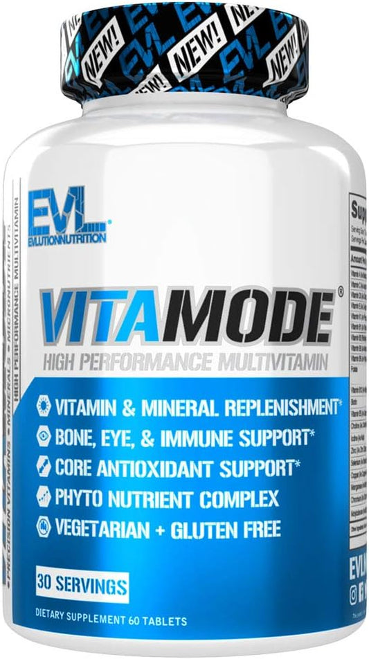 EVL Advanced Daily Multivitamin for Men - Men's Multivitamin with Essential Minerals Phytonutrient Complex and VitaMode Active Mens Vitamins for Energy with Lycopene for Muscle Bone and Immune Support
