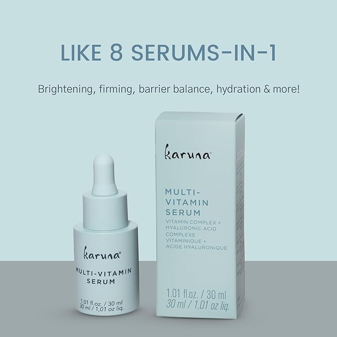 MULTI-VITAMIN Day & Night Serum with Vitamins A, B3, B5, B6, C & E, Niacinamide Serum for Face, Antioxidant Serum for Face, 30 ml