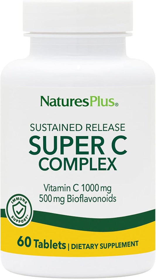 Sustained Release Super C Complex, 60 Tablets, NaturesPlus