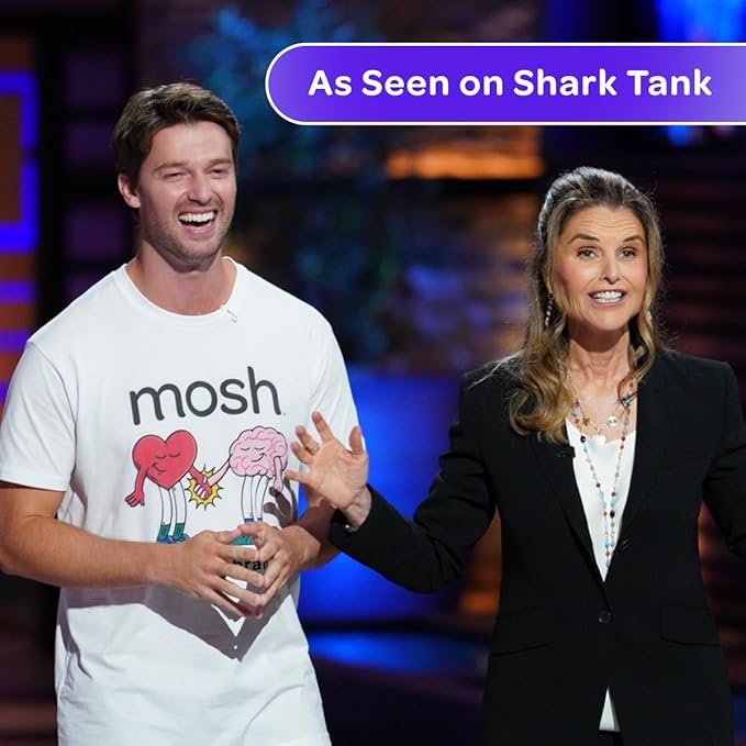 MOSH Cookies and Cream Crunch Bars, 12g Grass-Fed Protein, Keto Snack, Gluten-Free, No Added Sugar, Lion's Mane, B12 Vitamins, Supports Brain Health, Workout Recovery, Breakfast To-Go (12 Bars)…