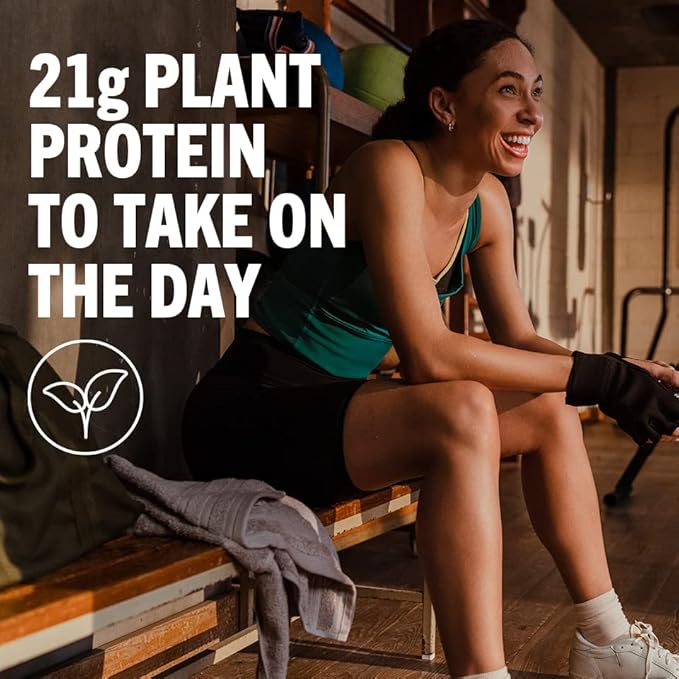 Orgain Organic Vegan Protein Powder, Natural Unsweetened - 21g of Plant Protein, 4g Prebiotic Fiber, Low Net Carbs, No Lactose Ingredients, No Added Sugar, Non-GMO, For Shakes & Smoothies, 1.59 lb