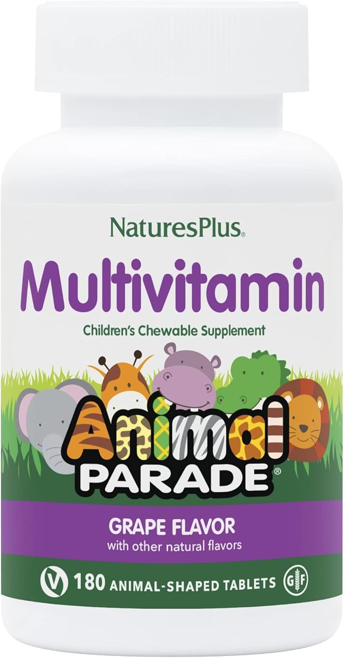 Nature's Plus - Animal Parade Children's Chewable Multi - Grape Flavor, 180 count