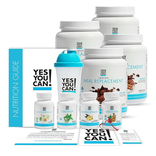 Yes You Can! Transform Kit Complete Meal Replacement - Contains Meal Replacement Powder Shake and Natural Meal Replacement Supplements, Nutritional Healthy Meals Replacement (Chocolate - 60 Servings)