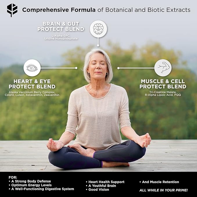 Whole Food Multivitamins for Adults & Seniors - Multivitamins for Women & Men - 2X a Day Adult Vitamins with Vitamin A, C & D3 - Natural & Sugar-Free | 60 Caps [30 Servings]